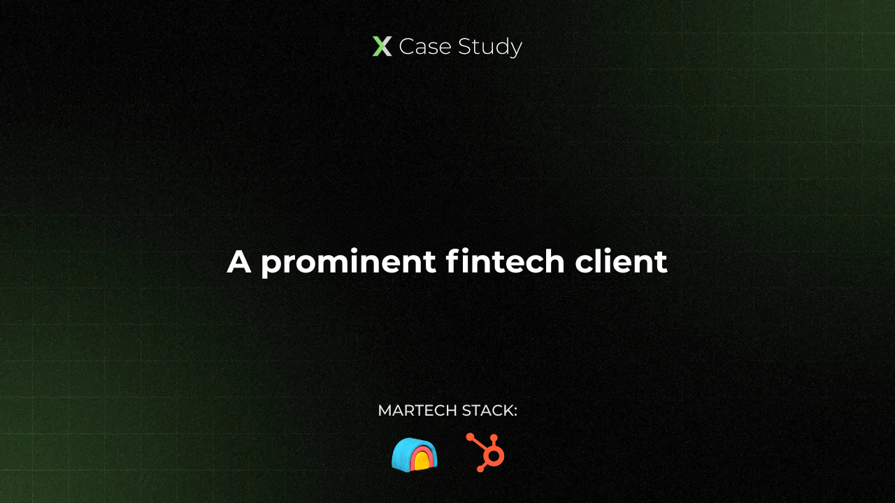 a prominent fintech client